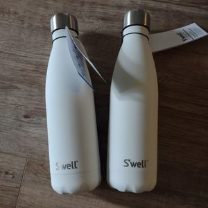 Two New With Tags S'well Insulated Stainless Steel Reusable Water Bottles